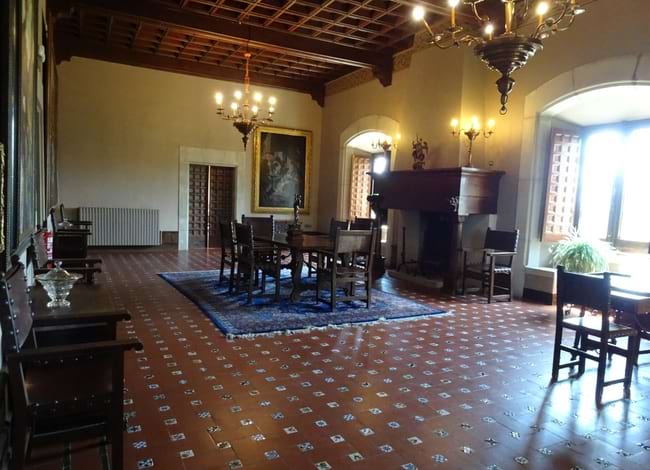 Saló del castell de Montesquiu. Autor: XPN