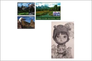 Mostra filatèlica i dibuix. Autor: XPN