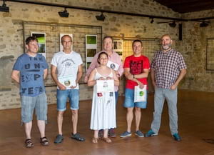 Guanyadors i jurat. Autor: XPN