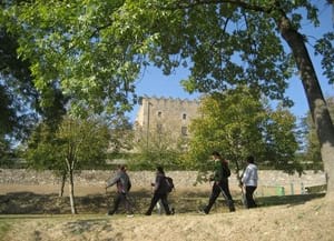 Marxa nòrdica a Montesquiu. Autora: Maria Soler