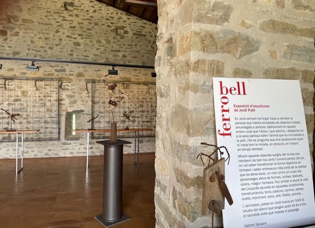 Exposició 'Ferro bell' a la Cabanya del Castell. Autor: XPN