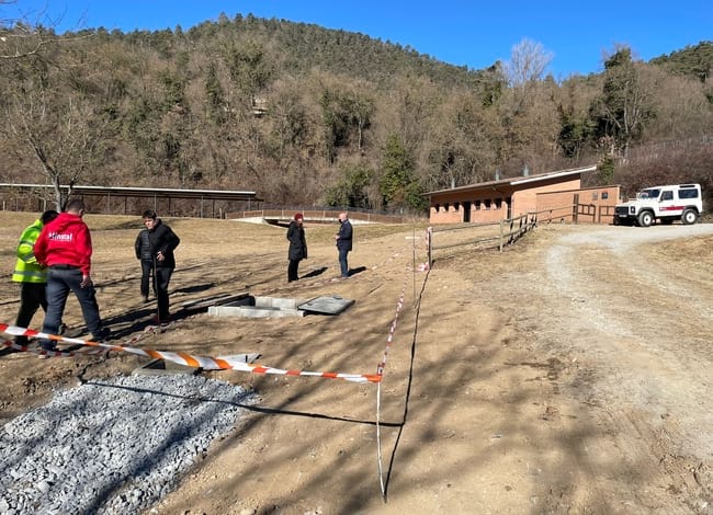 Instal·lació del nou sistema de depuració a les Codines. Autor: XPN