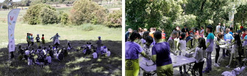 Activitats de la jornada festiva a la Casa Nova de l'Obac