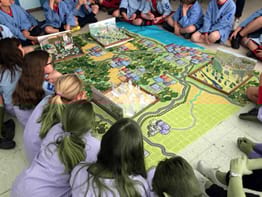 Treball a l'aula. Maquetes acabades