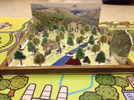 Treball a l'aula. Mostra d'una maqueta