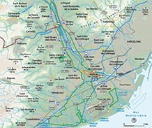 Mapa del Baix Llobregat