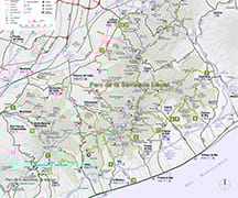 Mapa de Serralada del Litoral