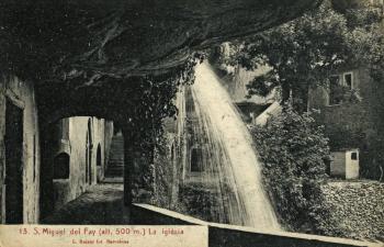 Postal del Salt del Rossinyol. Autor L. Roisin / Arxiu General de la Diputació de Barcelona