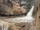 Salt del Rossinyol durant el temporal Jana, 8 i 9 de març de 2025. Autor: Lluís Martínez
