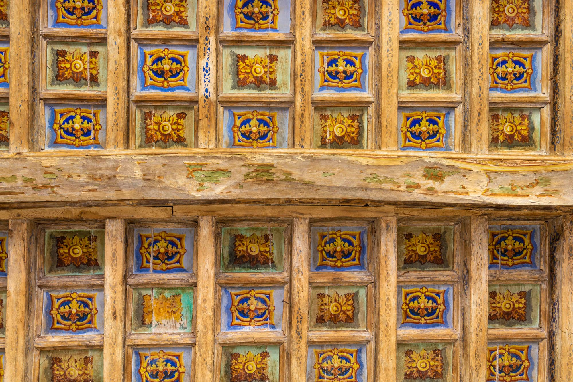 Sostre enteixinat de la Casa Prioral. Autor: Iñaki Relanzón