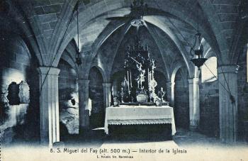 Sant Miquel del Fai, església. Autor: Lucien Roisin /Arxiu General de la Diputació de Barcelona