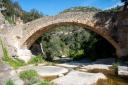 El pont des de dins del riu Rossinyol. Abril 2025. Autor: XPN