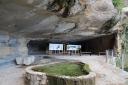 La balma també acull l'exposició i l'audiovisual