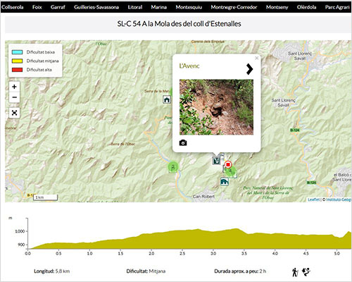 Gooltracking - Itineraris senyalitzats de la Xarxa de Parcs Naturals