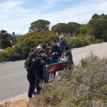 Alumnes algueresos de visita al Parc del Garraf. Autor: Depana (2023).