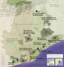 Territori del Parc a Taula