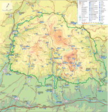 Mapa del Montseny