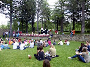 Marcel Gros damunt l'escenari. Autor: ACER