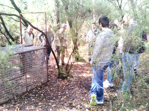 Personal tècnic del parc amb els estudiants. Autor: XPN