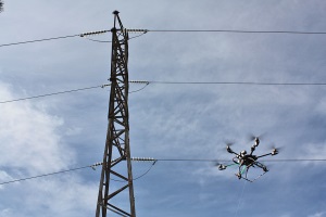 Dron en plena actuació. Autor: Diba