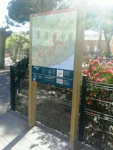 Rètol al Centre Civic La Fàbrica (Cabrils). Autor: CPSL