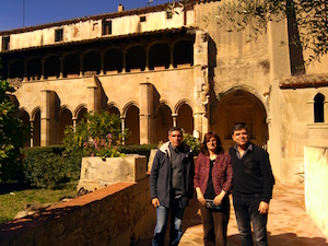 Bustamante, Pérez i Calderer a Sant Jeroni de la Murtra. Autor: XPN
