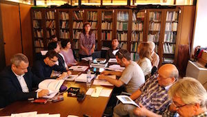 Pérez presentant l'Informe de gestió. Autor: XPN