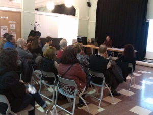 Moment de la xerrada divulgativa. Autor: CPNSC