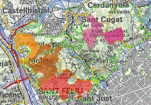 Zones de Caça Controlada del parc. Autor: CPNSC