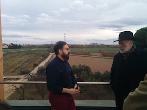 El gerent del consorci i Petrini a Can Comas. Autor: XPN