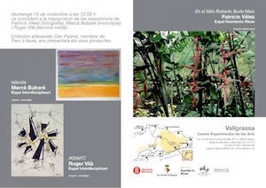 Fullet de les exposicions. Autor: Vallgrassa