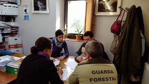 Treball en grup durant la reunió. Autor: XPN