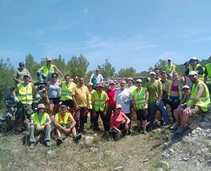 Voluntaris a l'ermita. Autor: Institut Àgora