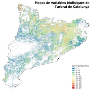 Mapa. Autor: ICGC i CREAF