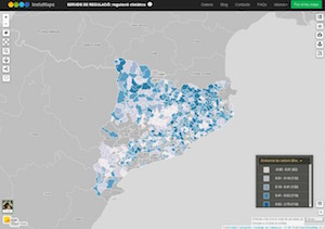 Indicador sobre regulació climàtica. Autor: ICGC