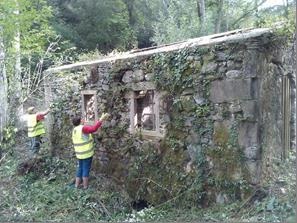 Voluntaris retirant vegetació. Autor: Cercle de Voluntaris