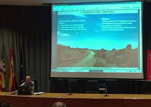 Moment de la comunicació. Autor: Parc Natural del Montseny