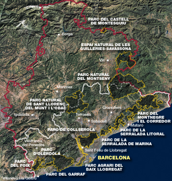 Àmbits PEIN i Xarxa de Parcs Naturals